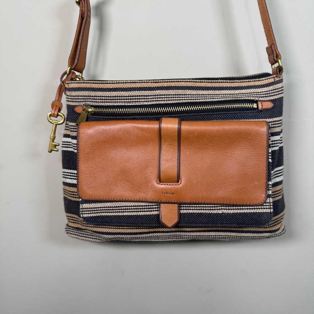 Fossil Kinley Crossbody Bag Boho Chic Coastal Casual Earthcore